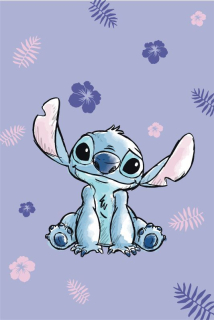 Deka mikroflanel Lilo and Stitch 100/150