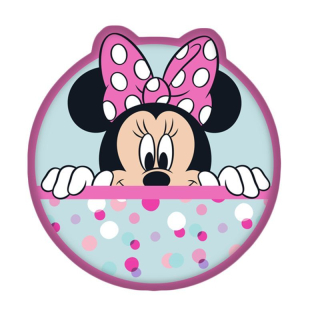 Tvarovaný mikroplyšový polštářek Minnie Dots 02