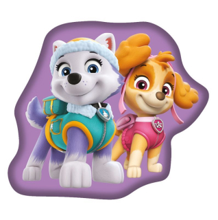 Tvarovaný mikroplyšový polštářek Paw Patrol Purple